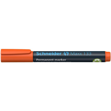  SCHNEIDER Alkoholos marker, 1-4 mm, vágott, SCHNEIDER &quot;Maxx 133&quot;, narancssárga filctoll, marker