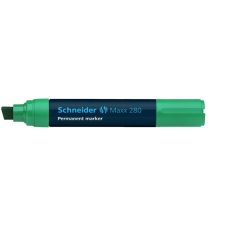 SCHNEIDER Alkoholos marker, 4-12 mm, vágott, schneider &quot;maxx 280&quot;, zöld 128004 filctoll, marker