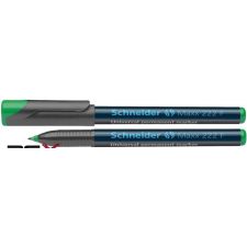 SCHNEIDER Alkoholos marker, OHP, 0,7 mm, SCHNEIDER &quot;Maxx 222 F&quot;, zöld filctoll, marker