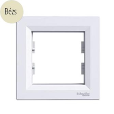 SCHNEIDER Asfora Keret, 1-es, bézs villanyszerelés