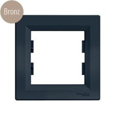 SCHNEIDER Asfora Keret, 1-es, bronz villanyszerelés