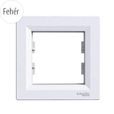 SCHNEIDER Asfora Keret, 1-es, fehér villanyszerelés