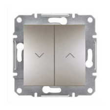 SCHNEIDER Asfora redőnymozgató 102 2P kapcsoló billentyűs bronz műanyag Schneider - EPH1300569 villanyszerelés