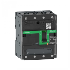 SCHNEIDER C114050BS kompakt megszakító NSXm NA, 4 Poles, 50A rating, sarukkal és síncsatlakozókkal villanyszerelés