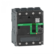 SCHNEIDER C114100LS kompakt megszakító NSXm NA, 4 Poles, 100A rating, EverLink csatlakozókkal villanyszerelés