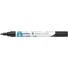 SCHNEIDER Dekormarker, akril, 2 mm, SCHNEIDER "Paint-It 310", fekete filctoll, marker