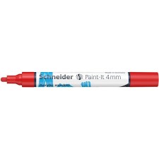 SCHNEIDER Dekormarker, akril, 4 mm, SCHNEIDER "Paint-It 320", piros filctoll, marker