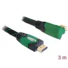 SCHNEIDER Delock Kábel High Speed HDMI típusú Ethernet HDMI A dugós > HDMI A dugós derékszögű 4K 3 m