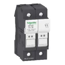 SCHNEIDER DF102 Biztosíték tartó 2P 32A biztosítékhoz villanyszerelés