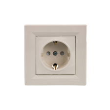Schneider Electric Asfora egyaljzatú SCHUKO redőnyök krémmel EPH2900223 villanyszerelés