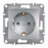  Schneider Electric Asfora EPH2900262 földelt csatlakozóaljzat (dugalj), gyermekvédelemmel, 2P+F, acél burkolattal. keret nélkül, süllyesztett, 16A 250V ( EPH2900262 ).