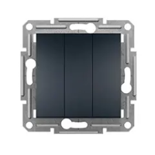Schneider Electric Asfora - Hármas kapcsoló, keret nélkül, antracit villanyszerelés