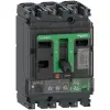 Schneider Electric Compact NSX100 megszakító 3P 50kA Micrologic 4.2 Vigi kioldóegység 100A 3P3D C10N34V100 Schneider