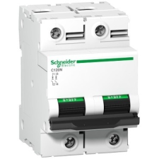 Schneider Electric Kismegszakító 2P,63A, B karakterisztika, 10 kA Acti9 C120N (Schneider A9N18344) villanyszerelés
