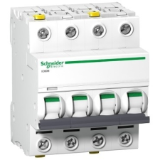 Schneider Electric Kismegszakító 4P,13A, C karakterisztika, 6 kA Acti9 IC60N (Schneider A9F04413) villanyszerelés