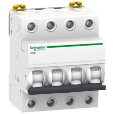 Schneider Electric Kismegszakító 4P,20A, C karakterisztika, 6 kA Acti9 IK60N (Schneider A9K24420) villanyszerelés