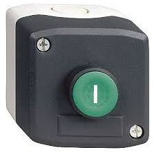 Schneider Electric Nyomógomb házban, zöld, Schneider Electric Harmony XALD102 (XALD102) villanyszerelés