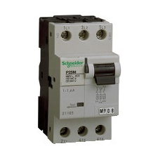 Schneider Electric Schneider 21105 P25M motorvédő kapcsoló, 3P, 1.6A villanyszerelés
