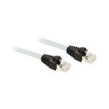Schneider Electric Schneider 490NTC00005 Ethernet árnyékolt sodrott érpár Kábel, 5M, crossed, RJ45 connec. villanyszerelés