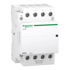 Schneider Electric Schneider A9C40440 ACTI9 iCTK kontaktor, 40A, 4NO, 400VAC villanyszerelés
