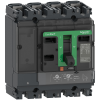 Schneider Electric Schneider C10H4TM080 Megszakító ComPacT NSX100H, 70 kA 415 VAC, TMD kioldóegység 80 A, 4P4d