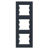 Schneider Electric Schneider Electric Asfora EPH5810371 Hármas keret, függőleges, antracit ( EPH5810371 ).