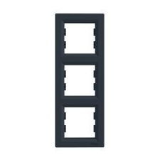 Schneider Electric Schneider Electric Asfora EPH5810371 Hármas keret, függőleges, antracit ( EPH5810371 ). villanyszerelés