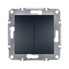 Schneider Electric Schneider EPH0300371 ASFORA csavaros bekötésű antracit csillárkapcsoló (EPH0300371) villanyszerelés