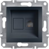 Schneider Electric Schneider EPH4100171 ASFORA antracit 1xRJ11 telefon aljzat (EPH4100171)