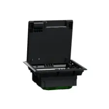 Schneider Electric SCHNEIDER INS52120 UNICA SYSTEM+ Padlódoboz, 8 modulos, műanyag bútor
