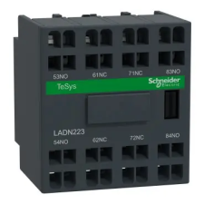 Schneider Electric SCHNEIDER LADN223 Segédérintkező blokk, homloklapi, 2Z+2NY, rugós csatlakozás villanyszerelés