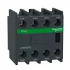 Schneider Electric SCHNEIDER LADN22G Segédérintkező blokk, homloklapi, 2Z+2NY, EN50012