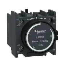 Schneider Electric SCHNEIDER LADR2 Ejtéskésleltető segédérintkező blokk, 0,1…30s, csavaros csatlakozás villanyszerelés