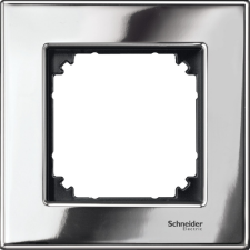 Schneider Electric Schneider Merten MTN403139 1-es króm fémkeret (Schneider M-Elegance) villanyszerelés