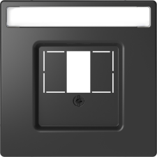 Schneider Electric Schneider MTN4250-6034 antracit többfunkciós burkolat (Merten D-Life) villanyszerelés