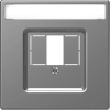 Schneider Electric Schneider MTN4250-6036 MERTEN Többfunkciós fedlap, D-Life, acél