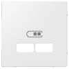 Schneider Electric Schneider MTN4367-0319 MERTEN USB töltő burkolat, System-M, polárfehér
