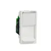 Schneider Electric SCHNEIDER NU341618 UNICA SYSTEM+ Infraplus 1xRJ45 csatlakozó, Cat6, STP, 1 modulos, fehér