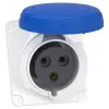 Schneider Electric Schneider PKY32F723 MUREVA PK (Pratika) Panelre szerelhető döntött aljzat, 2P+F, 6h, 32A, 250V, IP67, gyorscsatlakozás