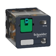 Schneider Electric Schneider RPM32BD Zelio RPM teljesítményrelé, 3CO, 15A, 24VDC, tesztgomb, LED villanyszerelés