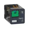 Schneider Electric SCHNEIDER RUMC32JD Zelio RUM univerzális relé, hengeres, 3CO, 10A, 12VDC, tesztgomb, LED