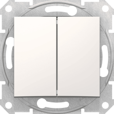 Schneider Electric Schneider SDN0300123 SEDNA rugós bekötés/10AX/krém csillárkapcsoló (SDN0300123) villanyszerelés