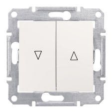 Schneider Electric Schneider SDN1300123 SEDNA rugós bekötés/10A/krém redőnynyomó (SDN1300123) villanyszerelés