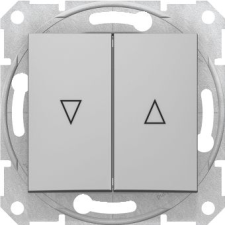 Schneider Electric Schneider SDN1300360 SEDNA rugós bekötés/10AX/alumínium redőnykapcsoló (SDN1300360) villanyszerelés