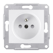 Schneider Electric Schneider SDN2800121 SEDNA fehér 2P+F franciacsapos csatlakozóaljzat (SDN2800121) villanyszerelés