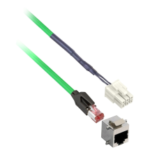Schneider Electric Schneider VW3L1T000R30 Lexium kiegészítő, Kábel TCSMCNAM3M002P-hez kormányvezérlő és kiegészítői