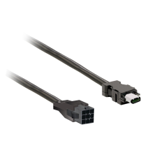 Schneider Electric Schneider VW3M5D1FR30 Lexium kiegészítő, Tápfeszültség kábel , árnyékolt, 3m,BCH2 kormányvezérlő és kiegészítői