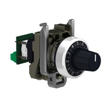 Schneider Electric Schneider XB4BD912R10K Harmony komplett fém potencióméter, Ø22, 10 kOhm villanyszerelés