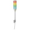 Schneider Electric SCHNEIDER XVGB4 Harmony Easy komplett fényoszlop, 4 szintes, piros-nar.-zöld-kék, 24 VAC/DC, tartócsöves, L-konzolos rögzítésű