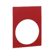 Schneider Electric Schneider ZB2BY2101 Felirati címke 30x40mm, üres, fekete vagy piros háttér villanyszerelés